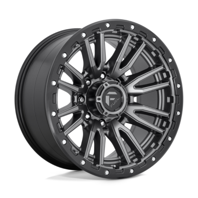 Fuel Rebel 20" 10J ET-18 8x170 Matte Gunmetal Black Bead Ring