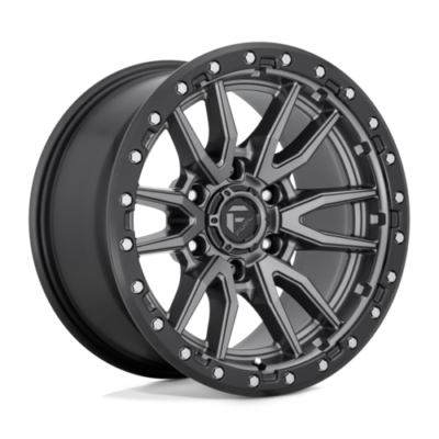 Fuel Rebel 20" 9J ET1 8x180 Matte Gunmetal Black Bead Ring