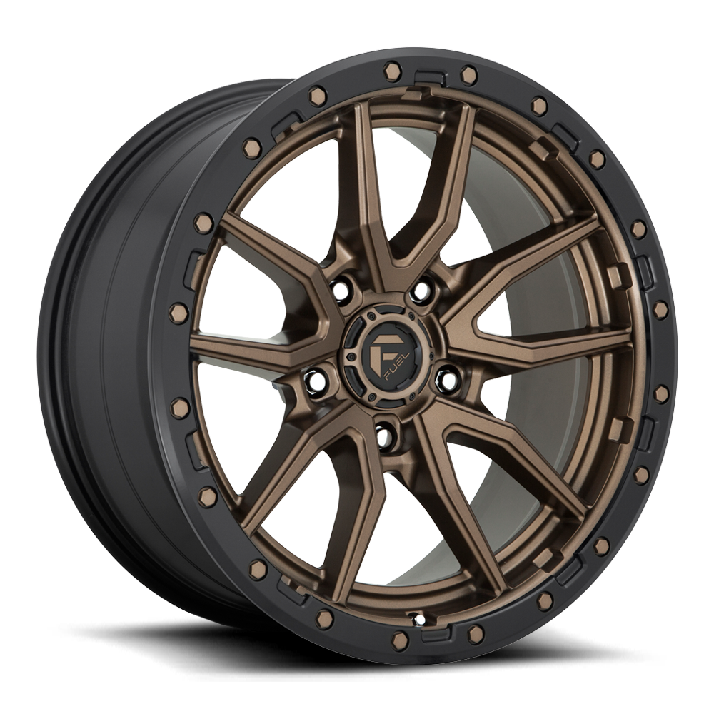 Fuel Rebel 20" 9J ET20 6x139,7 Matte Bronze Black Ring