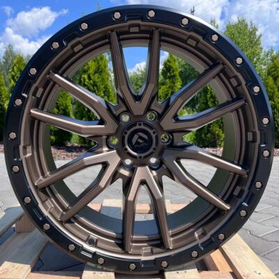 Fuel Rebel 22" 10J ET-13 6x139,7 Matte Bronze Black Ring