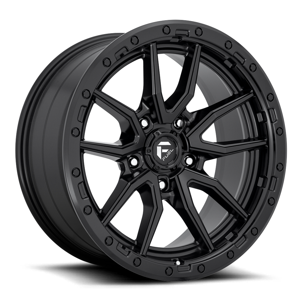 Fuel Rebel 22" 10J ET-13 6x139,7 Matte Gun Metal Black Bead Ring