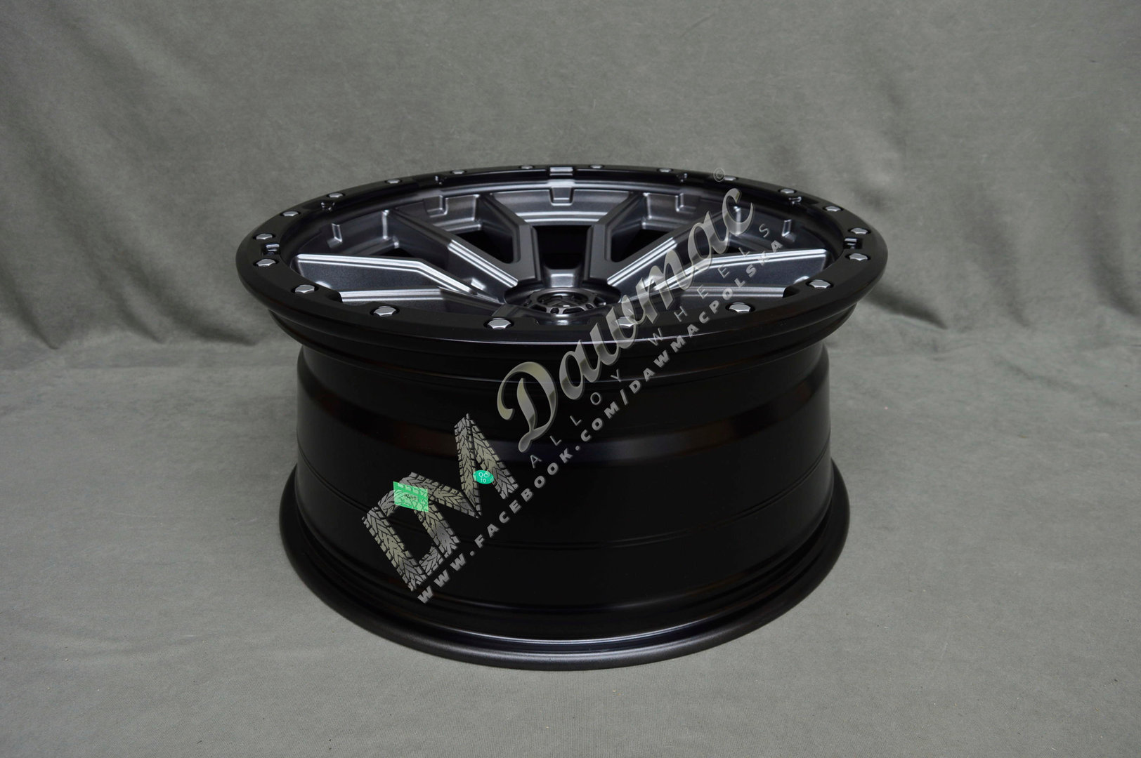 Fuel Rebel 22" 10J ET-13 6x139,7 Matte Gunmetal Black Ring - obrazek 7