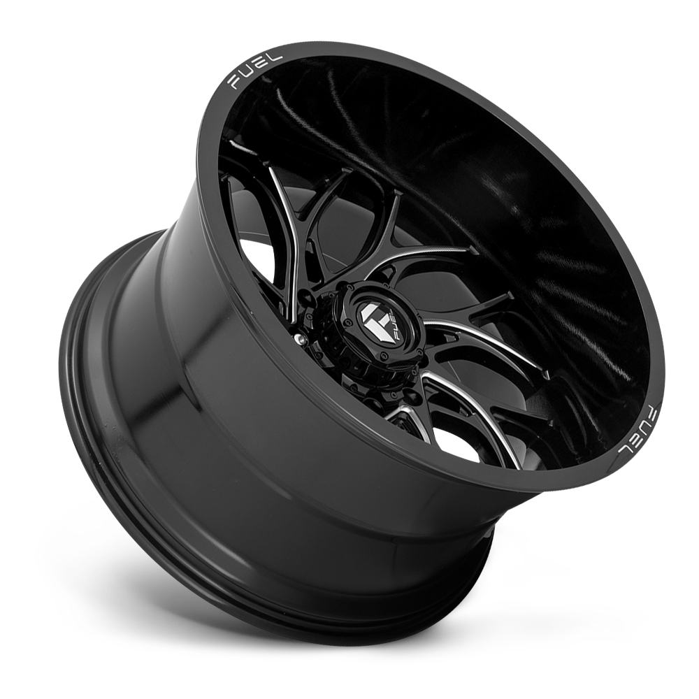 Fuel Runner 24" 14J ET-75 8x170 Gloss Black Milled - obrazek 3