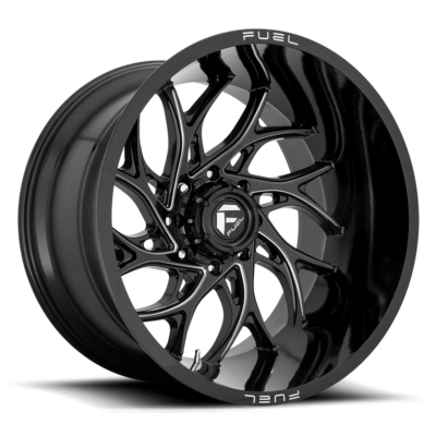 Fuel Runner 24" 14J ET-75 8x180 Gloss Black Milled