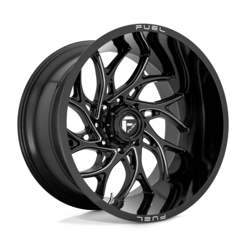 Fuel Runner Dually 22" 8,25J ET-227 8x200 Gloss Black Milled