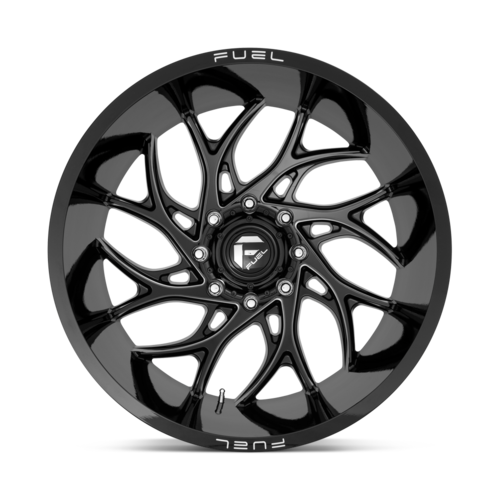Fuel Runner Dually 22" 8,25J ET-227 8x200 Gloss Black Milled - obrazek 4