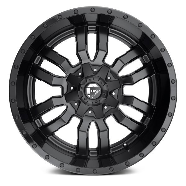 Fuel Sledge 18" 8J ET35 5x110/5x127 Matte Gunmetal with Gloss Black Lip - obrazek 3