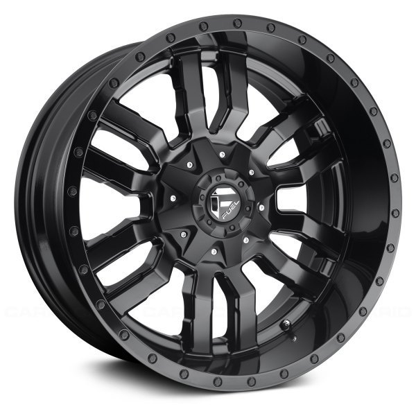 Fuel Sledge 18" 9J ET35 6x114,3/6x120 Matte Black Gloss Lip - obrazek 2