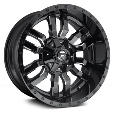 Fuel Sledge 20" 10J ET-19 6x135/6x139,7 Gloss Black Milled