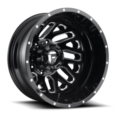 Fuel Triton 22" 8,5J ET-176 8x200 Gloss Black Milled