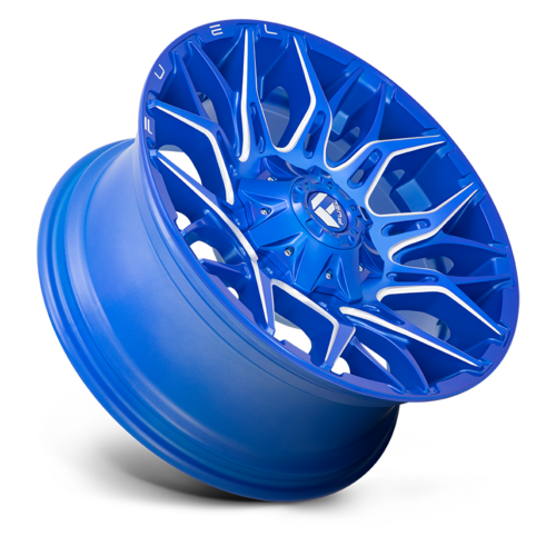 Fuel Twitch 22" 10J ET-18 6x135/6x139,7 Anodized Blue Milled - obrazek 3