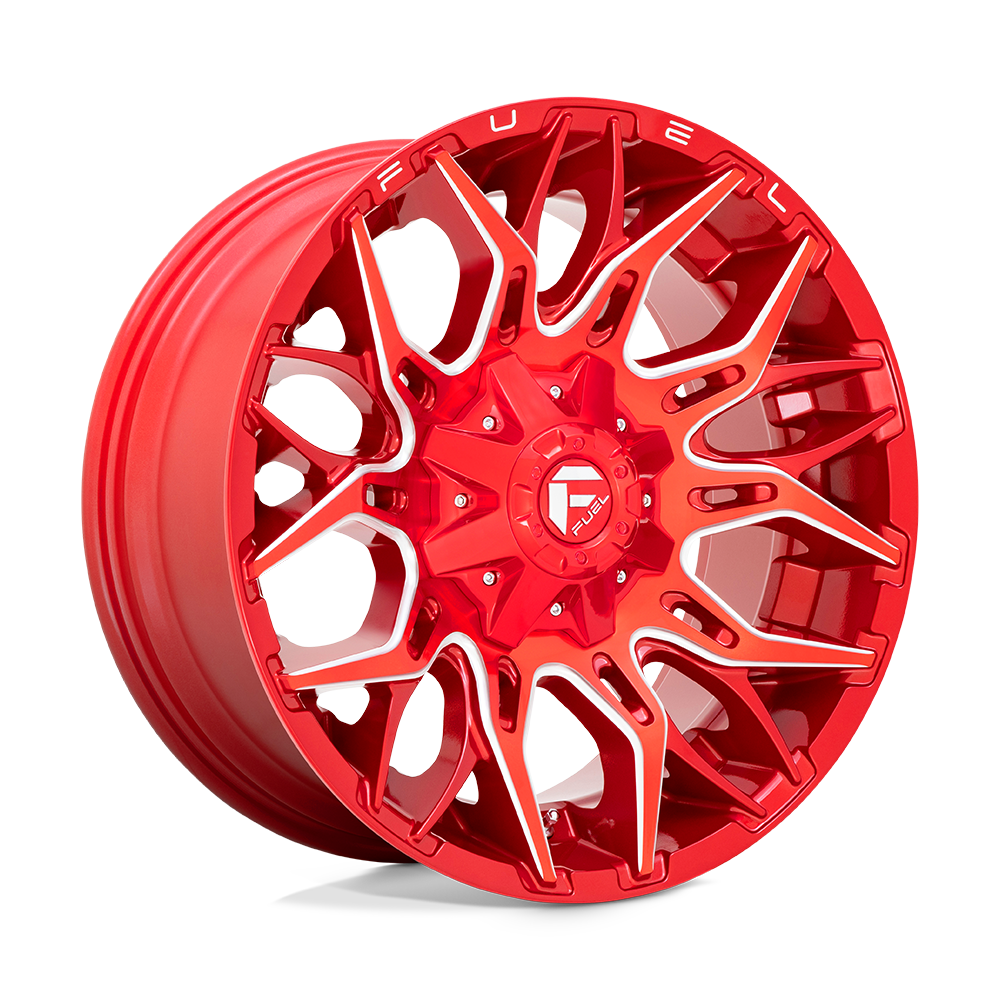 Fuel Twitch 22" 10J ET-18 8x165,1 Candy Red Milled