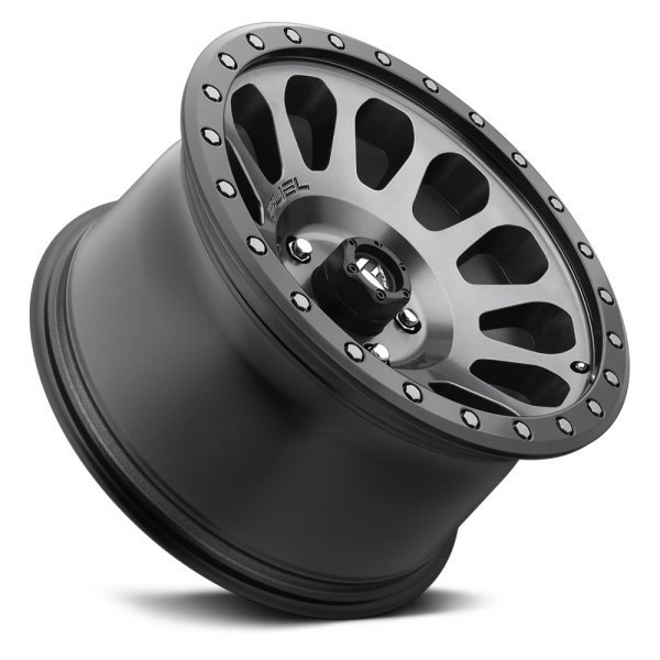 Fuel Vector 18" 9J ET20 5x127 Matte Gunmetal Black Bead Ring - obrazek 4