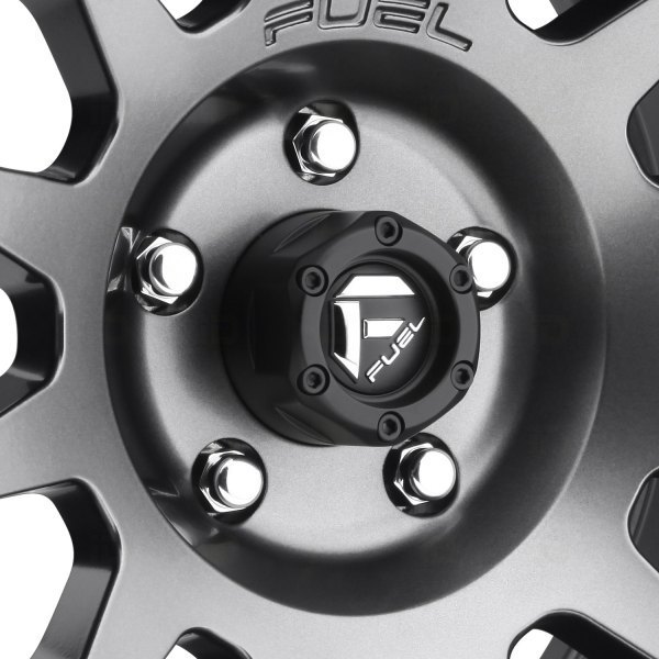 Fuel Vector 18" 9J ET20 5x127 Matte Gunmetal Black Bead Ring - obrazek 6