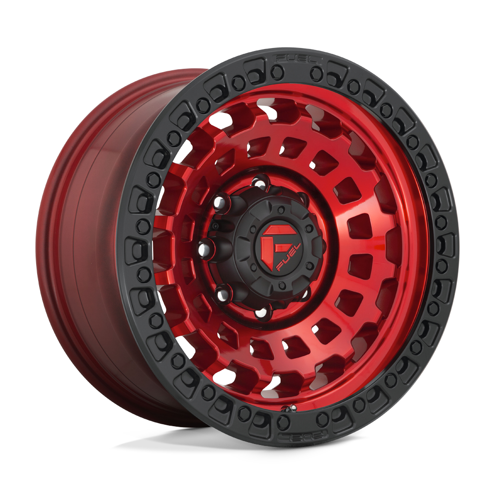 Fuel Zephyr 17" 8,5J ET34 5x120 Candy Red Black Bead Ring