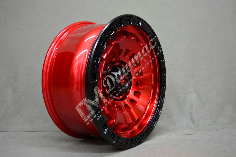 Fuel Zephyr 20" 9J ET20 6x135 Candy Red Black Bead Ring