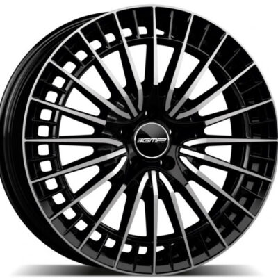 GMP QSTAR 20" 8J ET43 5x112 Black Polished