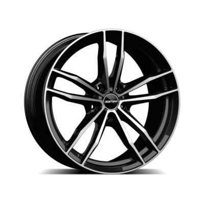 GMP SWAN 17" 7,5J ET38 5x108 Gloss Black Polished