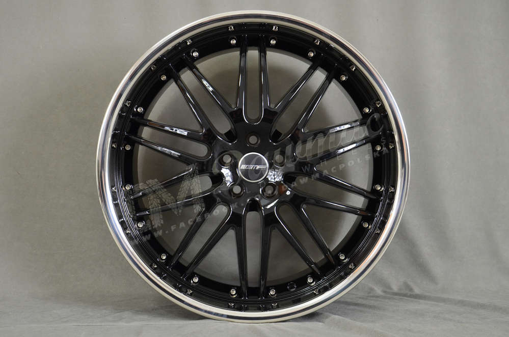 GMP Sport 22" 10J ET48 5x112 Glossy Black Inox Lip