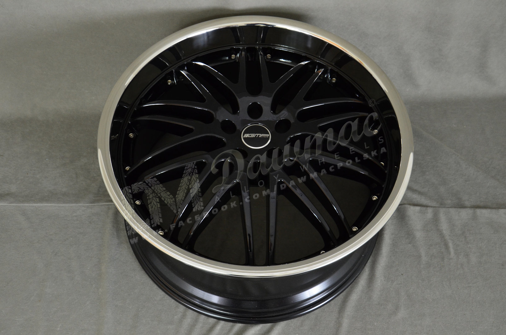 GMP Sport 22" 10J ET48 5x112 Glossy Black Inox Lip - obrazek 5