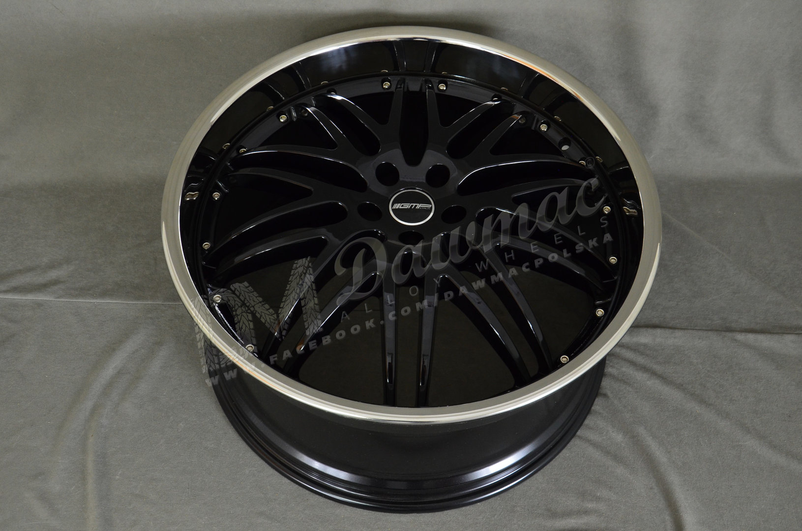 GMP Sport 23" 11J ET55 5x112 Glossy Black Inox Lip - obrazek 5