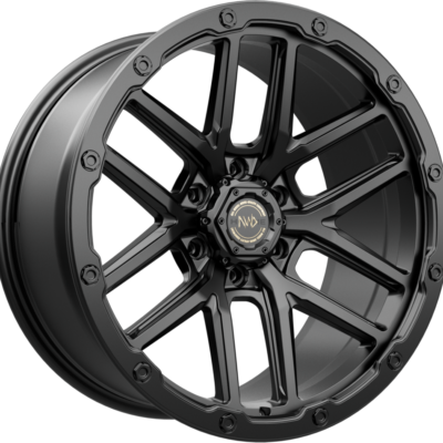 Hawke AWD Canti 20" 9,5J ET15 6x139,7 Matt Black