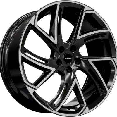 Hawke Condor 22" 9,5J ET39 5x108 Black Polish