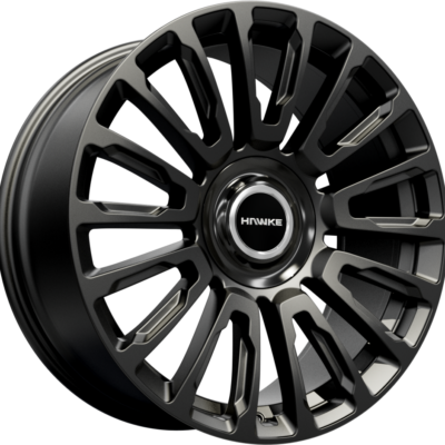 Hawke Dresden 22" 9,5J ET38 5x120 Matt Black