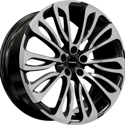 Hawke Halcyon 22" 9,5J ET45 5x108 Black Polish