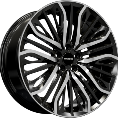 Hawke Vega 22" 9,5J ET42 5x108 Black Polish