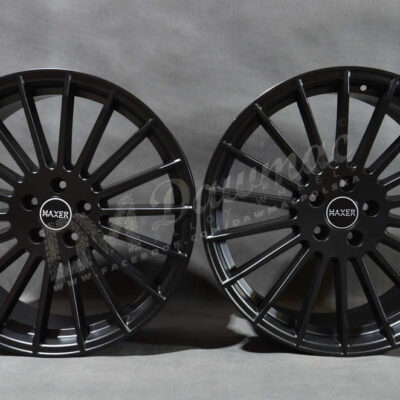 Haxer HX010 19" 8,5J ET33 + 9,5J ET38 5x120 Black Half Matt
