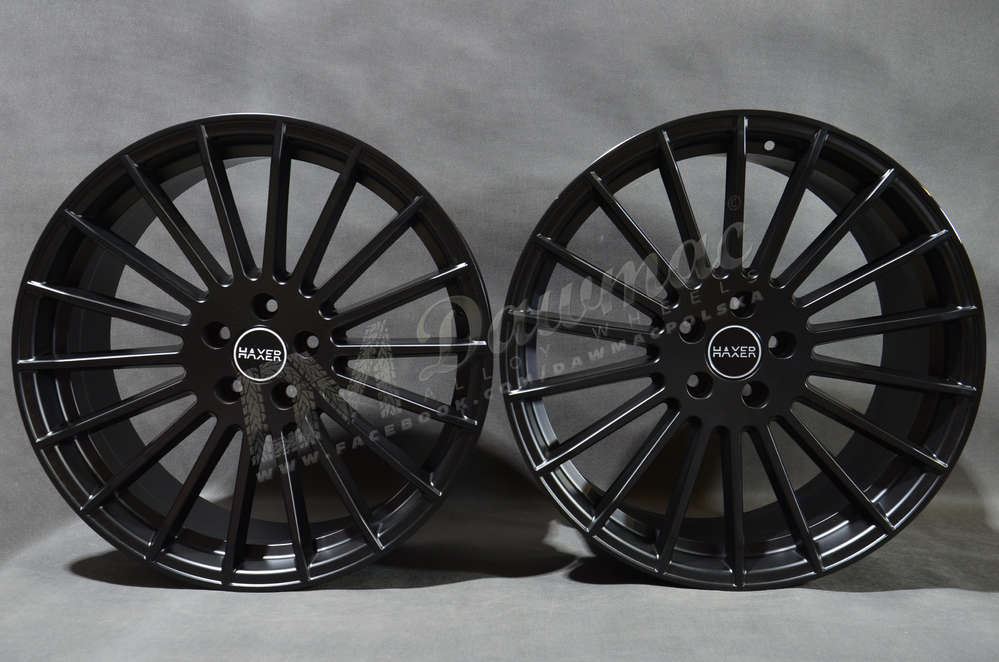 Haxer HX010 19" 8,5J ET33 + 9,5J ET38 5x120 Black Half Matt