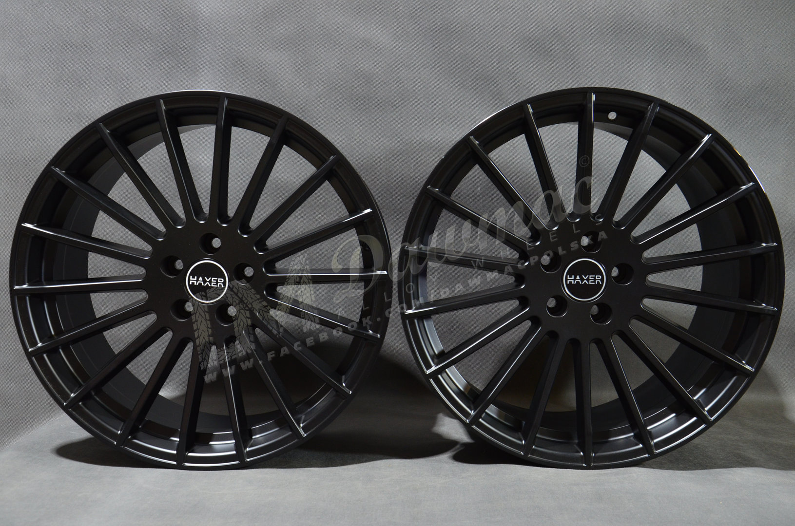 Haxer HX010 19" 8,5J ET33 + 9,5J ET38 5x120 Black Half Matt - obrazek 2