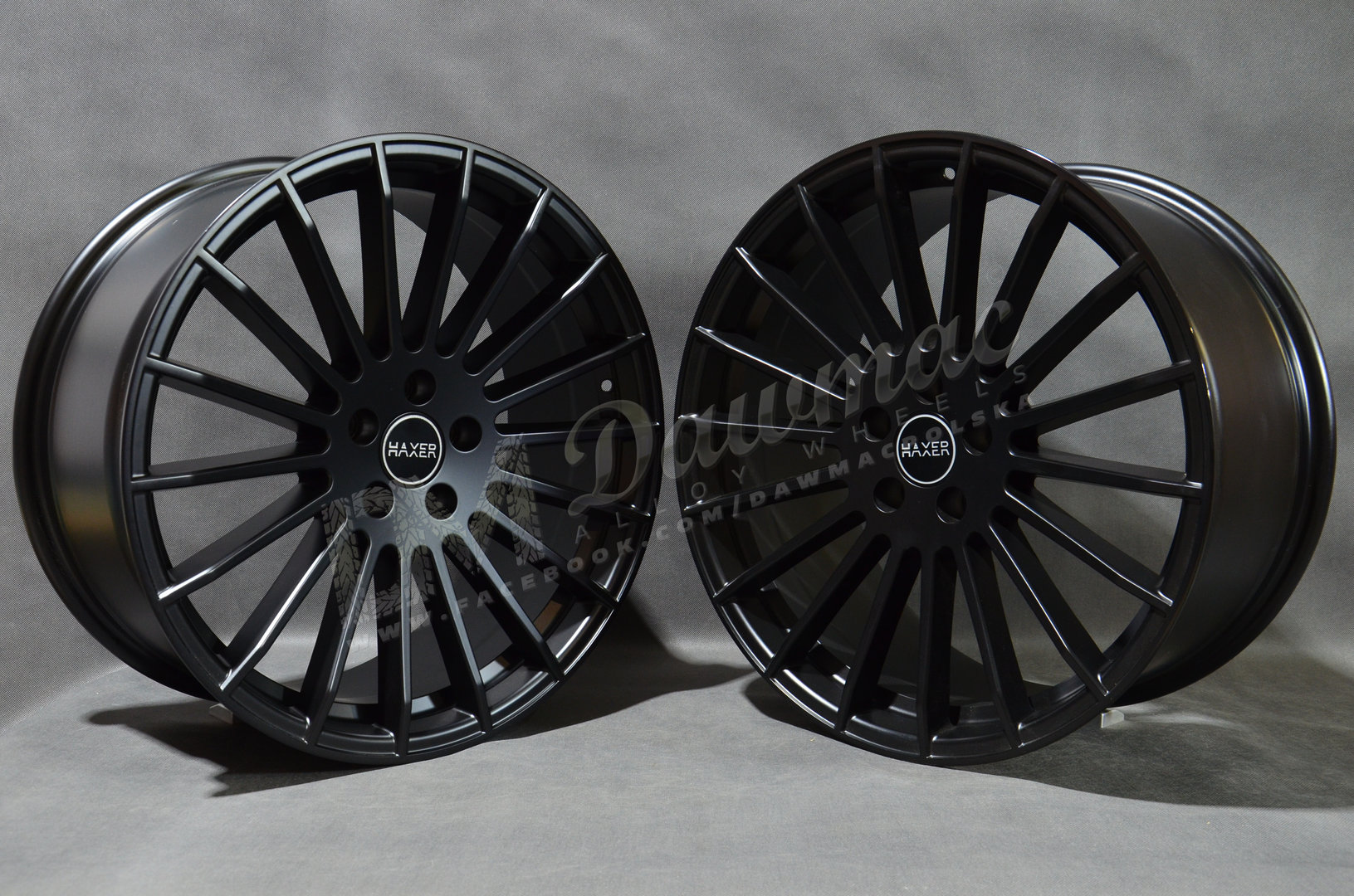 Haxer HX010 19" 8,5J ET33 + 9,5J ET38 5x120 Black Half Matt - obrazek 3