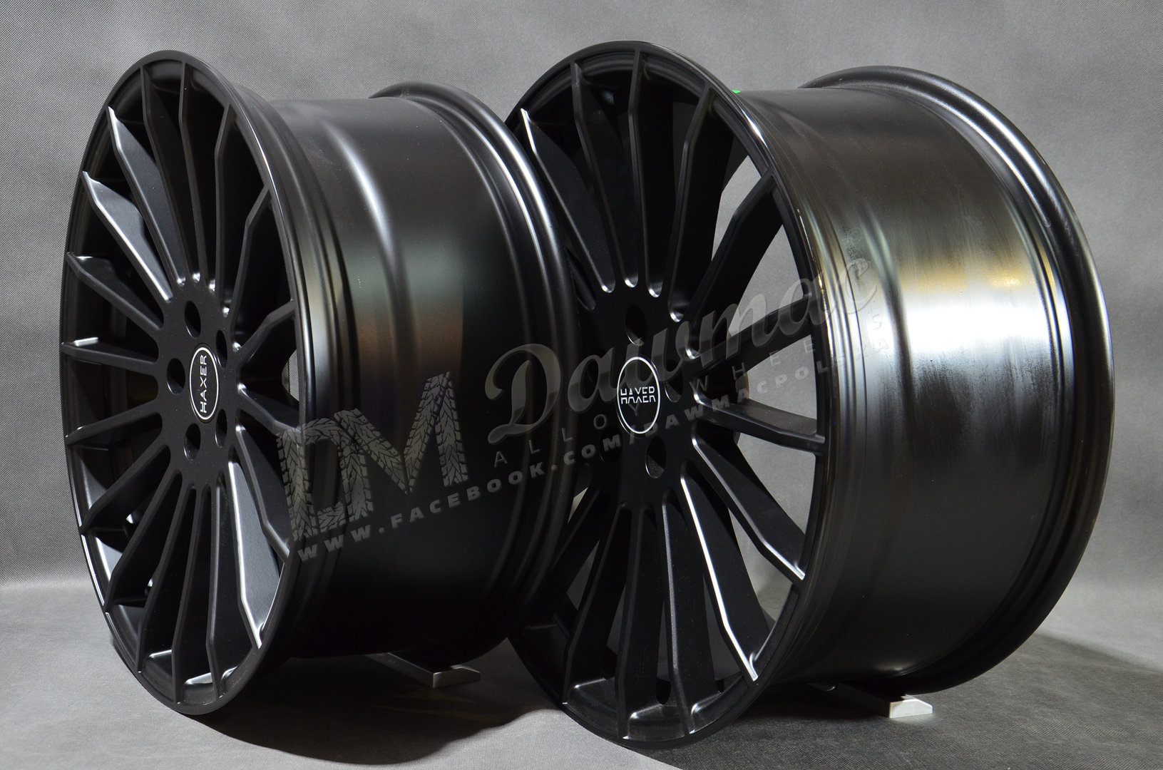 Haxer HX010 19" 8,5J ET33 + 9,5J ET38 5x120 Black Half Matt - obrazek 4