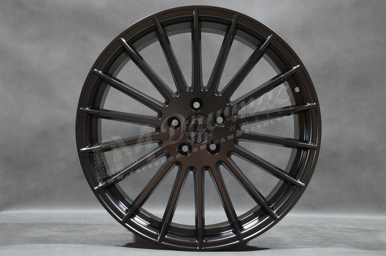 Haxer HX010 20" 9,5J ET37 5x112 Black Half Matt - obrazek 2