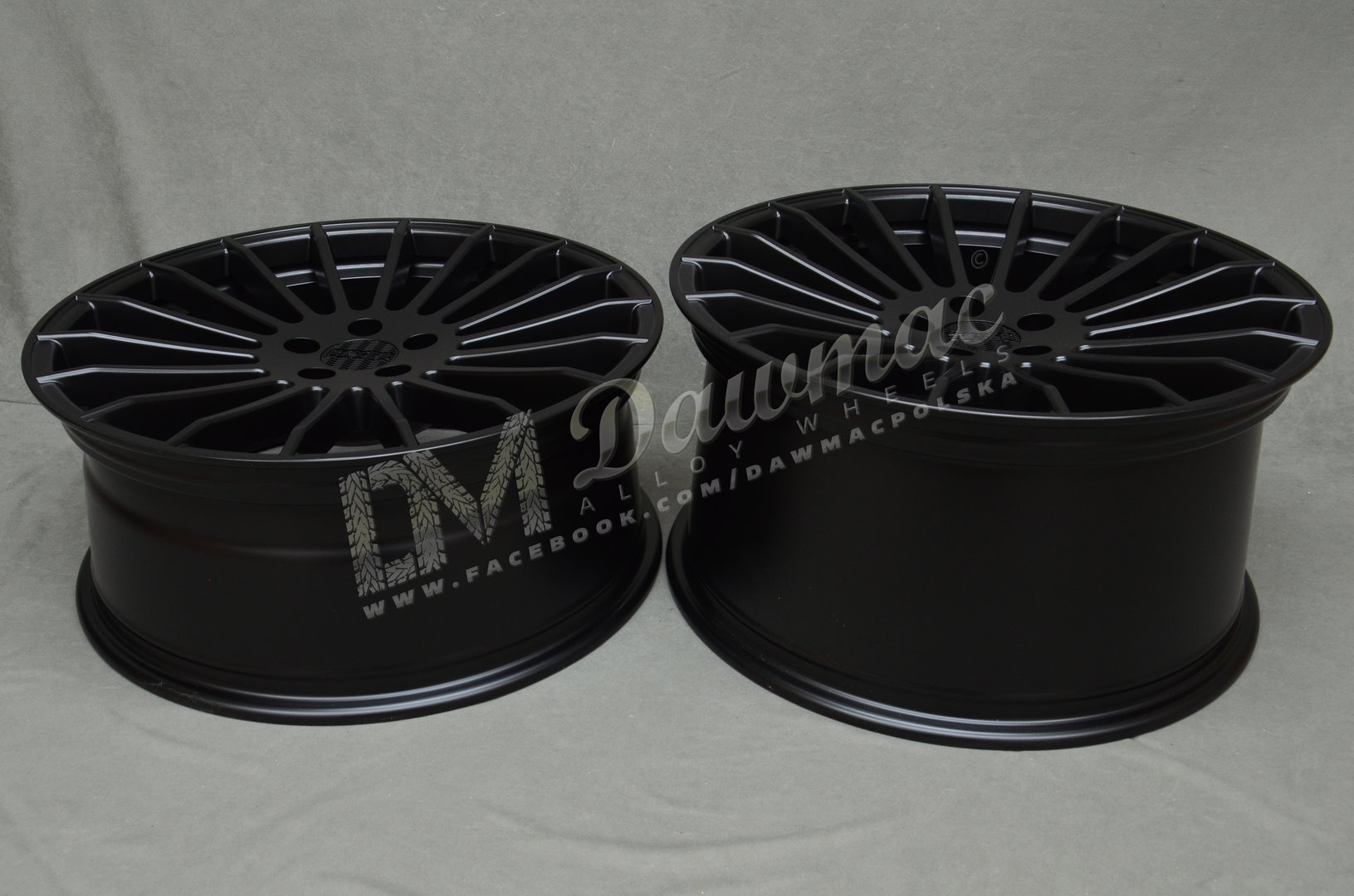 Haxer HX010 20" 8,5J ET25 + 10,5J ET40 5x112 Black Half Matt - obrazek 7