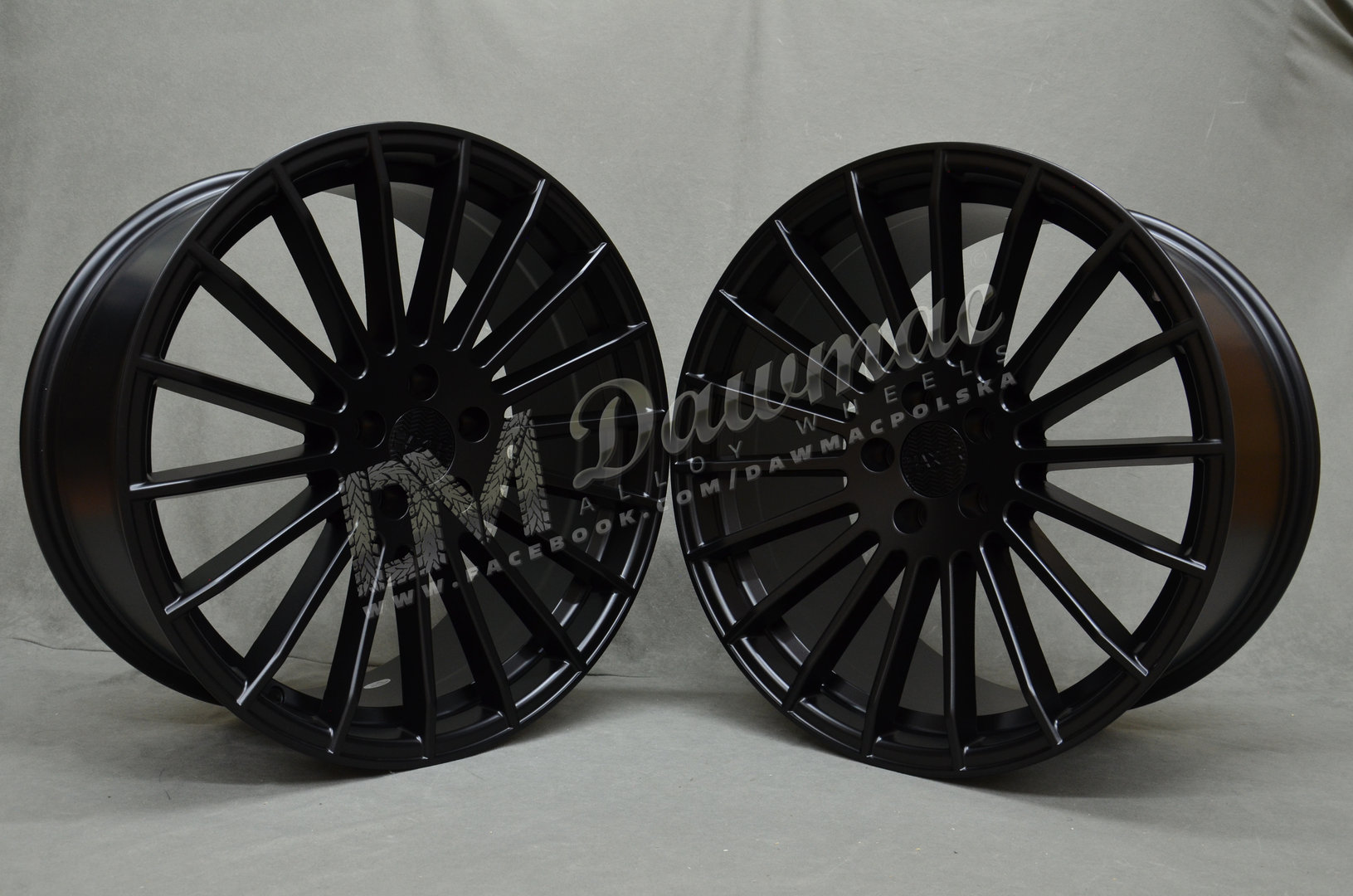 Haxer HX010 20" 8,5J ET33 + 9,5J ET38 5x120 Black Half Matt - obrazek 3