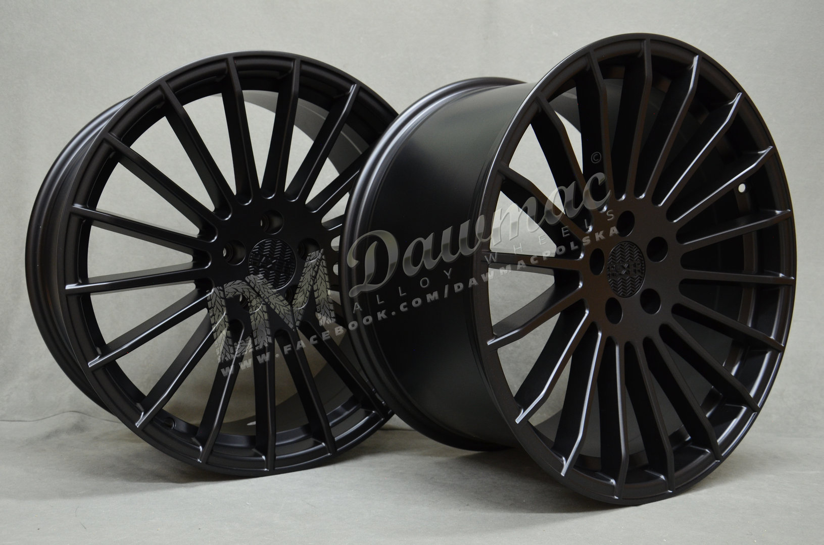 Haxer HX010 20" 8,5J ET35 + 9,5J ET37 5x112 Black Half Matt - obrazek 4