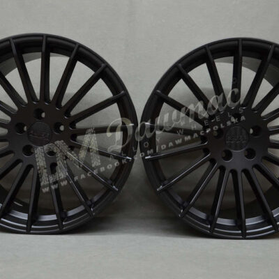 Haxer HX010 20" 9,5J ET37 + 10,5J ET40 5x112 Black Half Matt