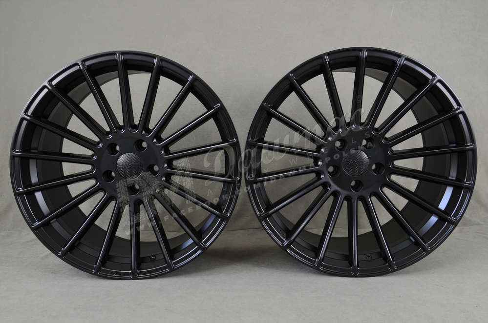 Haxer HX010 21" 10,5J ET40 + 11,5J ET38 5x120 Black Half Matt