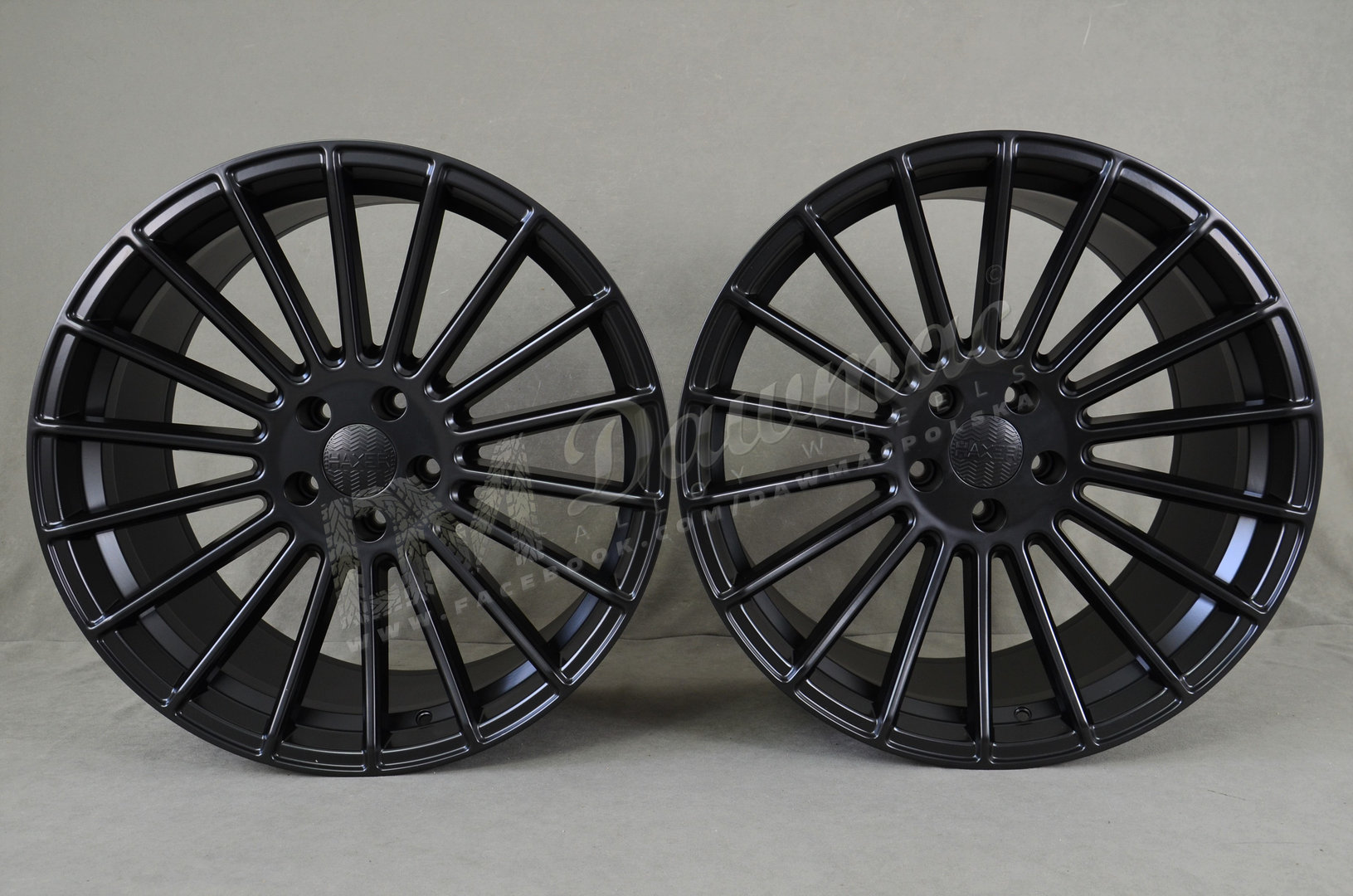 Haxer HX010 21" 10,5J ET40 + 11,5J ET38 5x120 Black Half Matt - obrazek 2