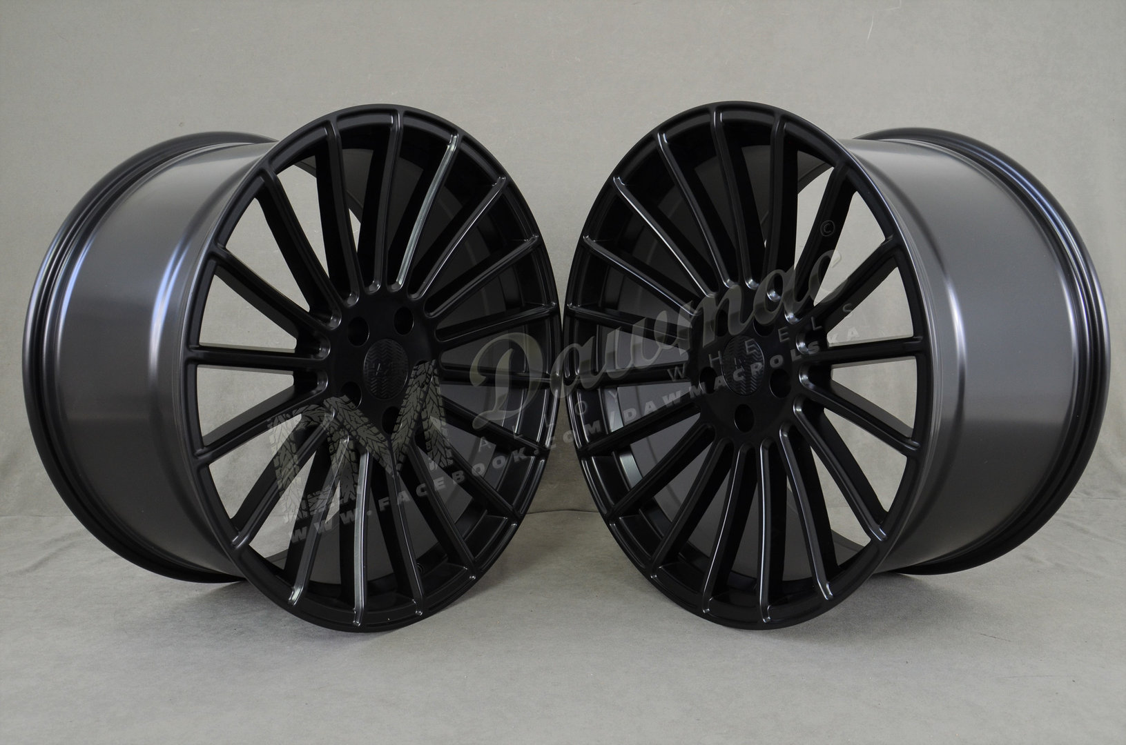 Haxer HX010 21" 10,5J ET40 + 11,5J ET38 5x120 Black Half Matt - obrazek 3