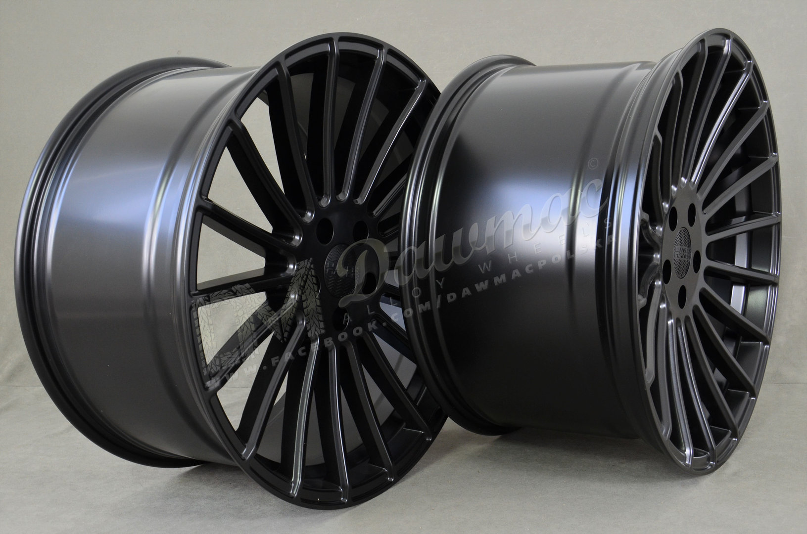 Haxer HX010 21" 10,5J ET40 + 11,5J ET38 5x120 Black Half Matt - obrazek 5