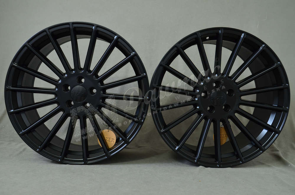 Haxer HX010 21" 9J ET30 + 10,5J ET40 5x112 Black Half Matt