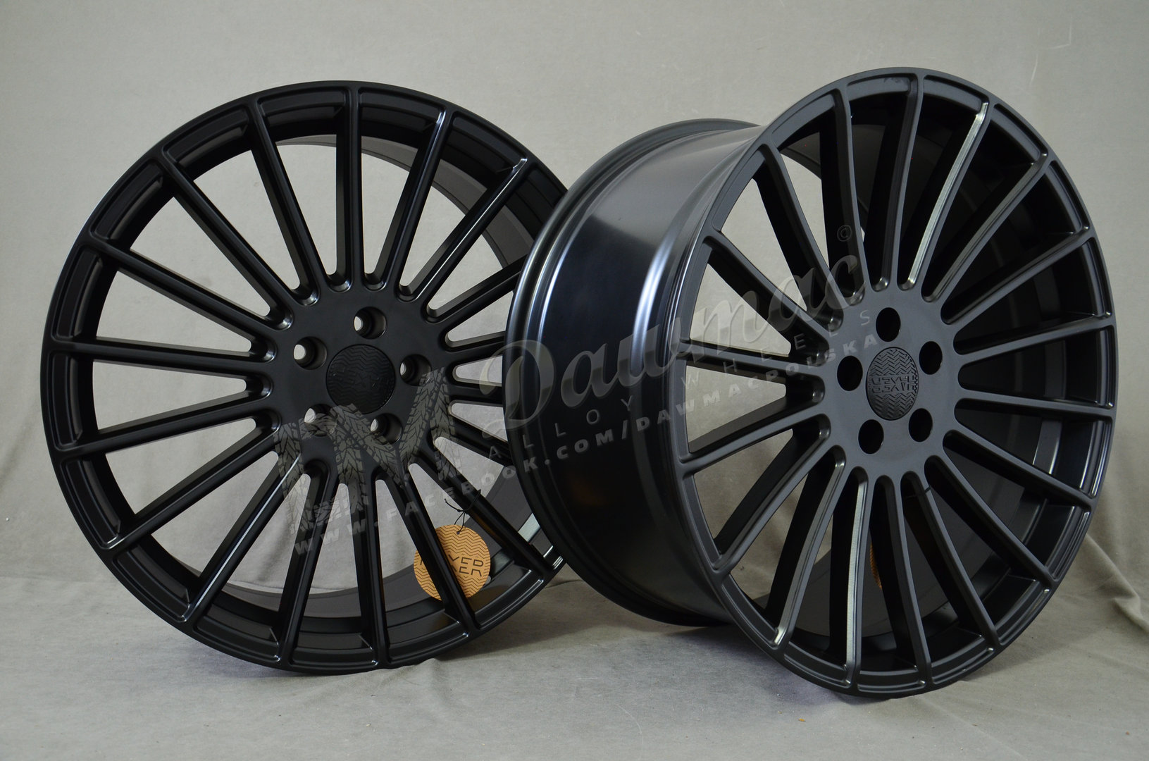 Haxer HX010 21" 9J ET30 + 10,5J ET40 5x112 Black Half Matt - obrazek 4