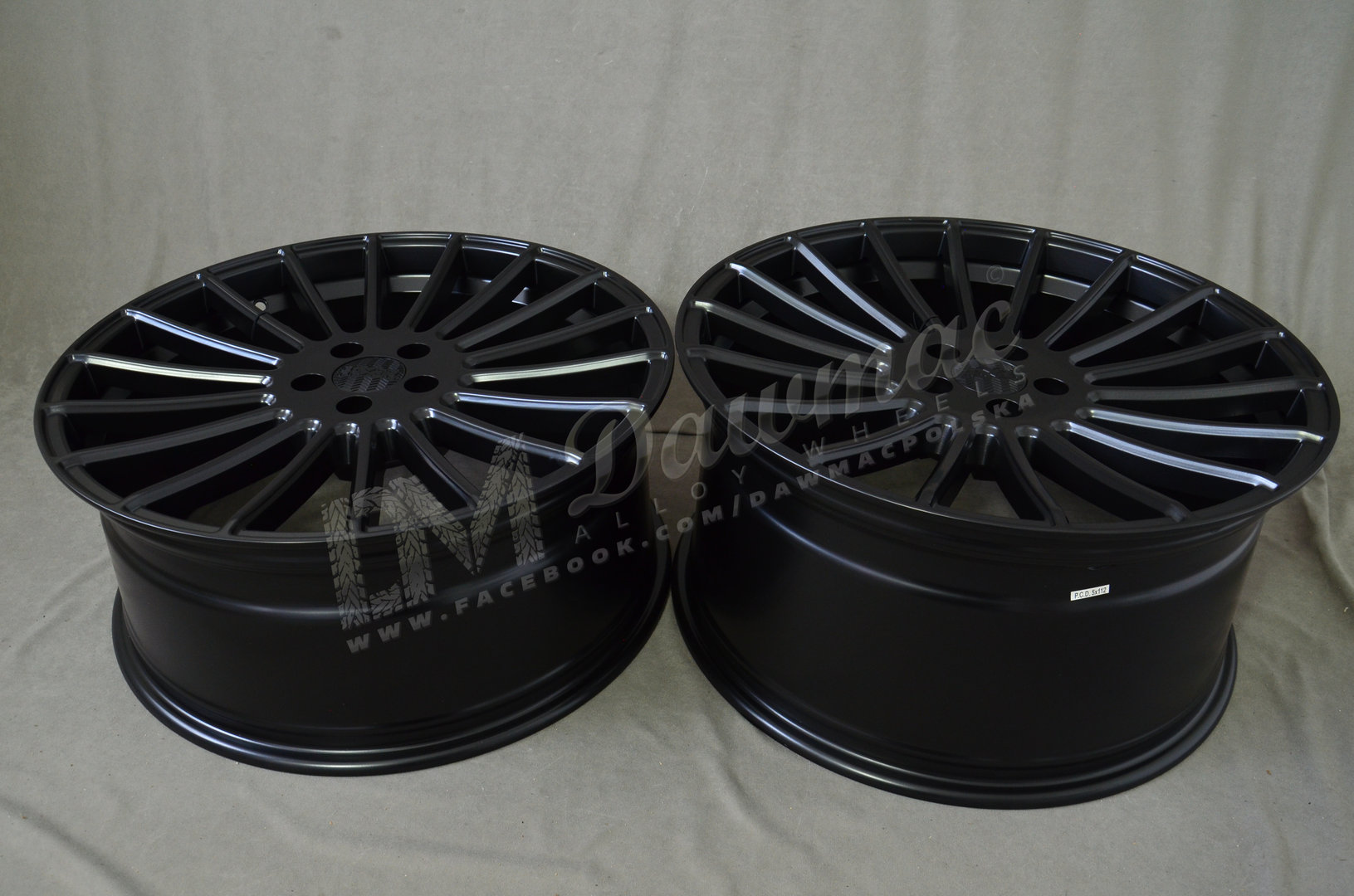 Haxer HX010 21" 9J ET30 + 10,5J ET40 5x112 Black Half Matt - obrazek 6