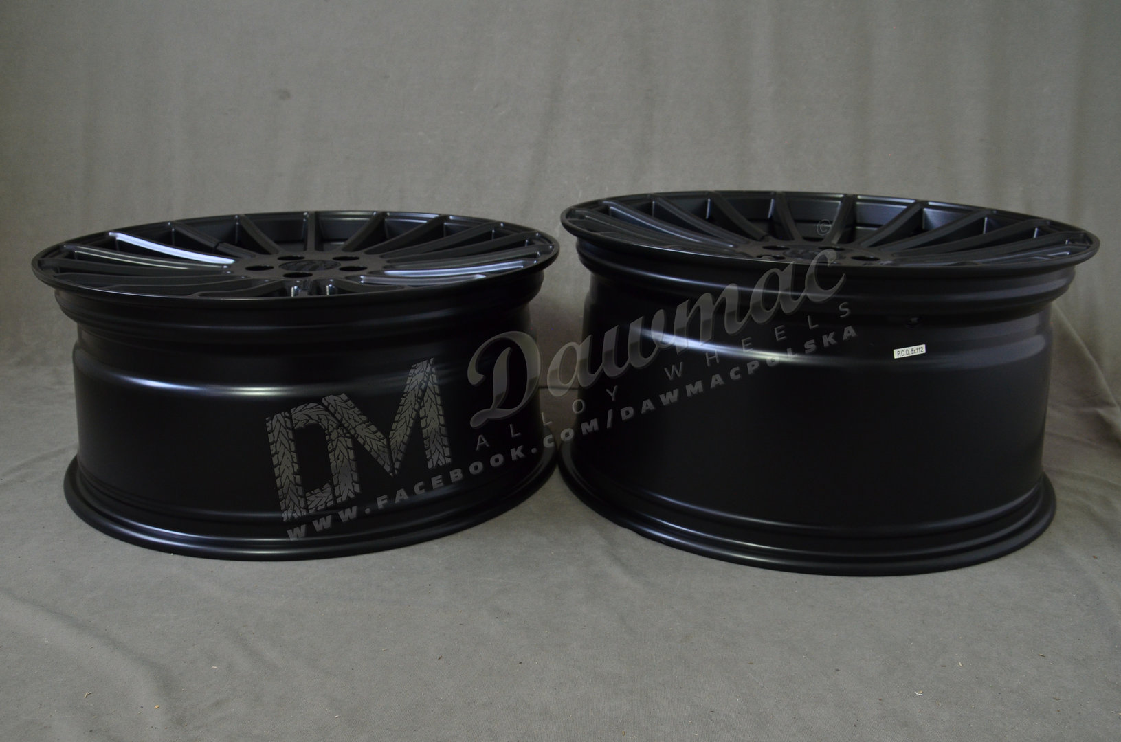 Haxer HX010 21" 9J ET30 + 10,5J ET40 5x112 Black Half Matt - obrazek 7