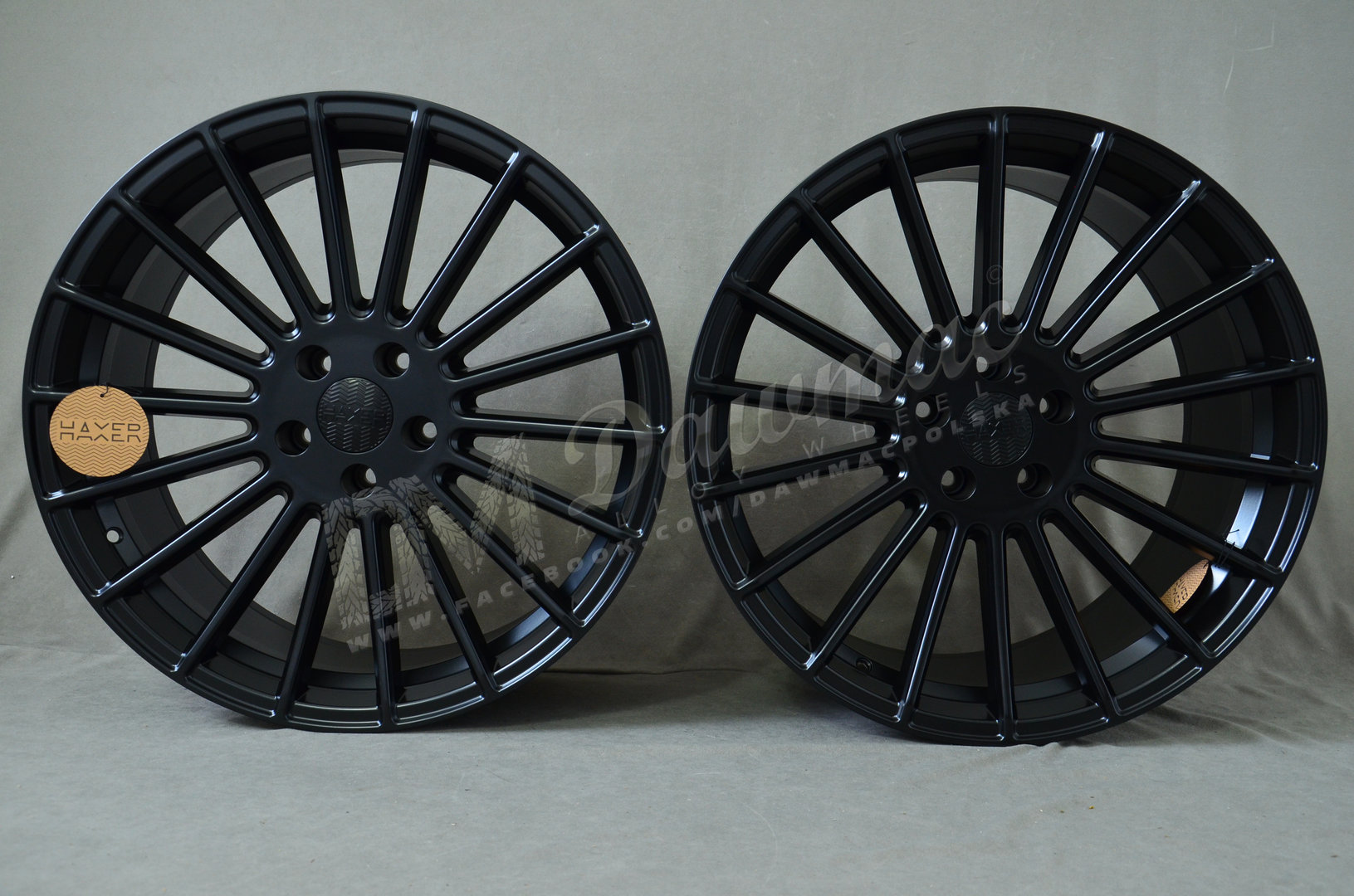 Haxer HX010 21" 9J ET30 + 10,5J ET40 5x120 Black Half Matt - obrazek 2