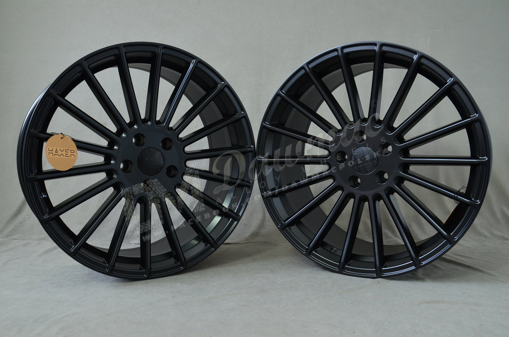 Haxer HX010 21" 9J ET30 + 10,5J ET40 5x120 Black Half Matt - obrazek 3